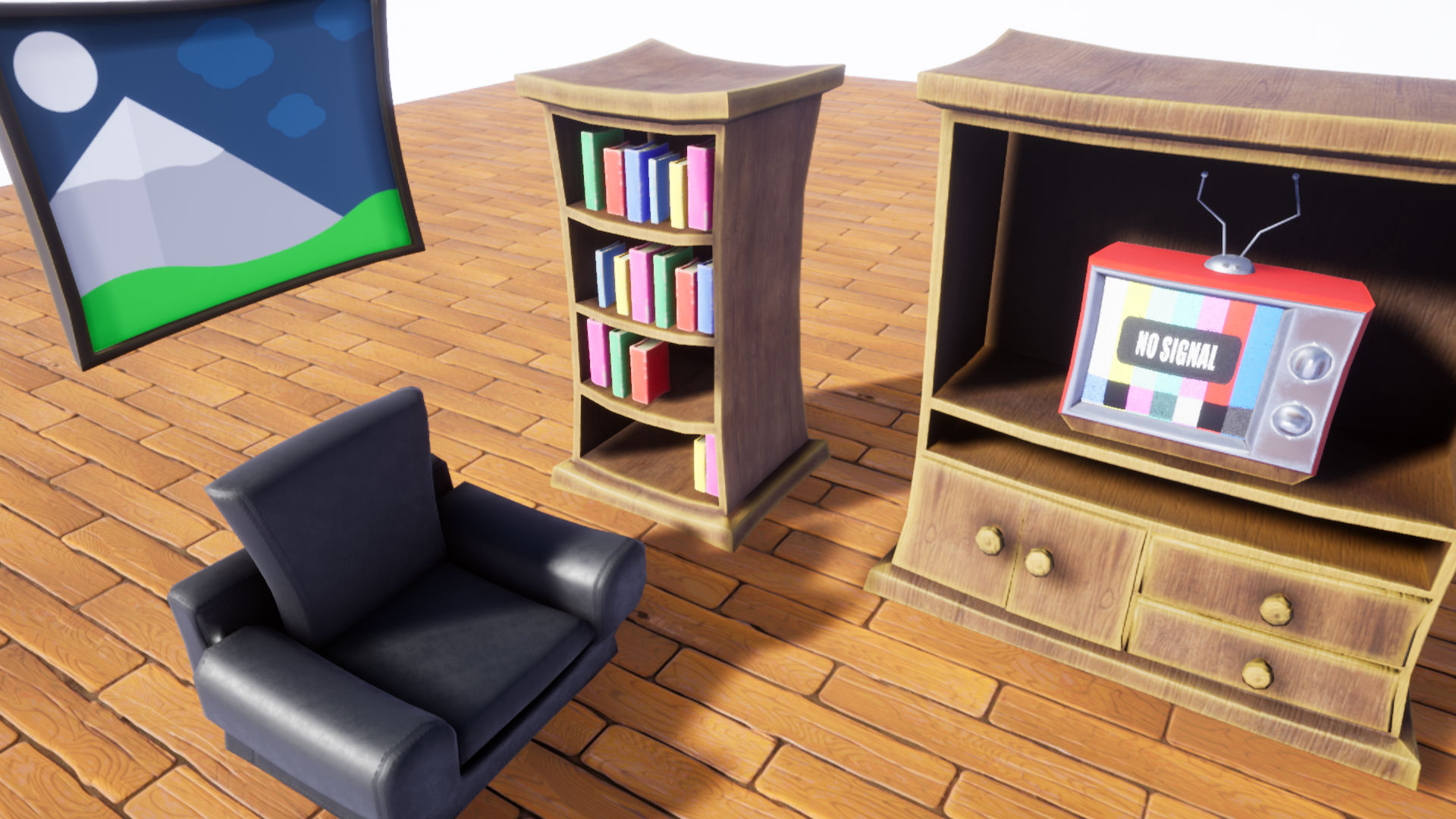 Stylized Living Room Furniture