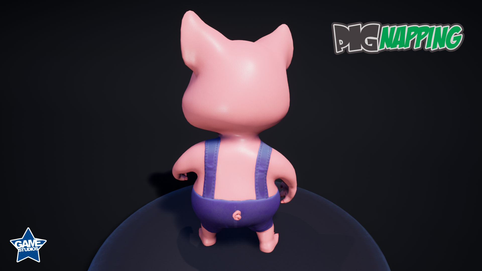 Back - Pig 3d Character - PigNapping
