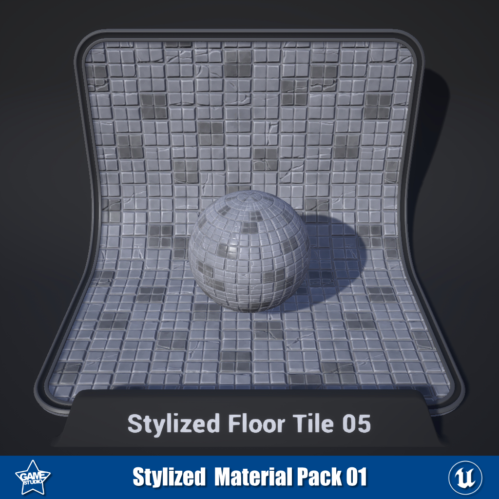 Stylized Floor Tile Materials 05