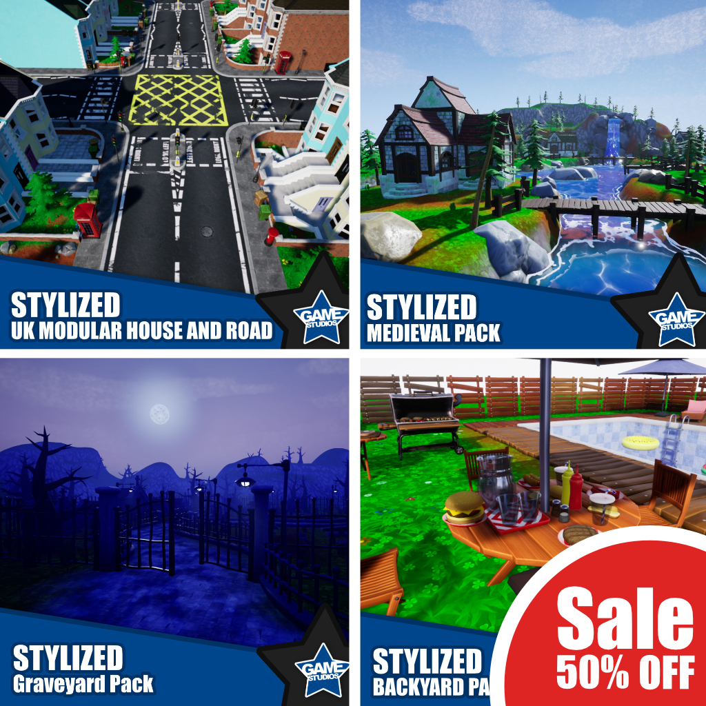 Save 50% on Stylized Game Assets from Star Game Studios.