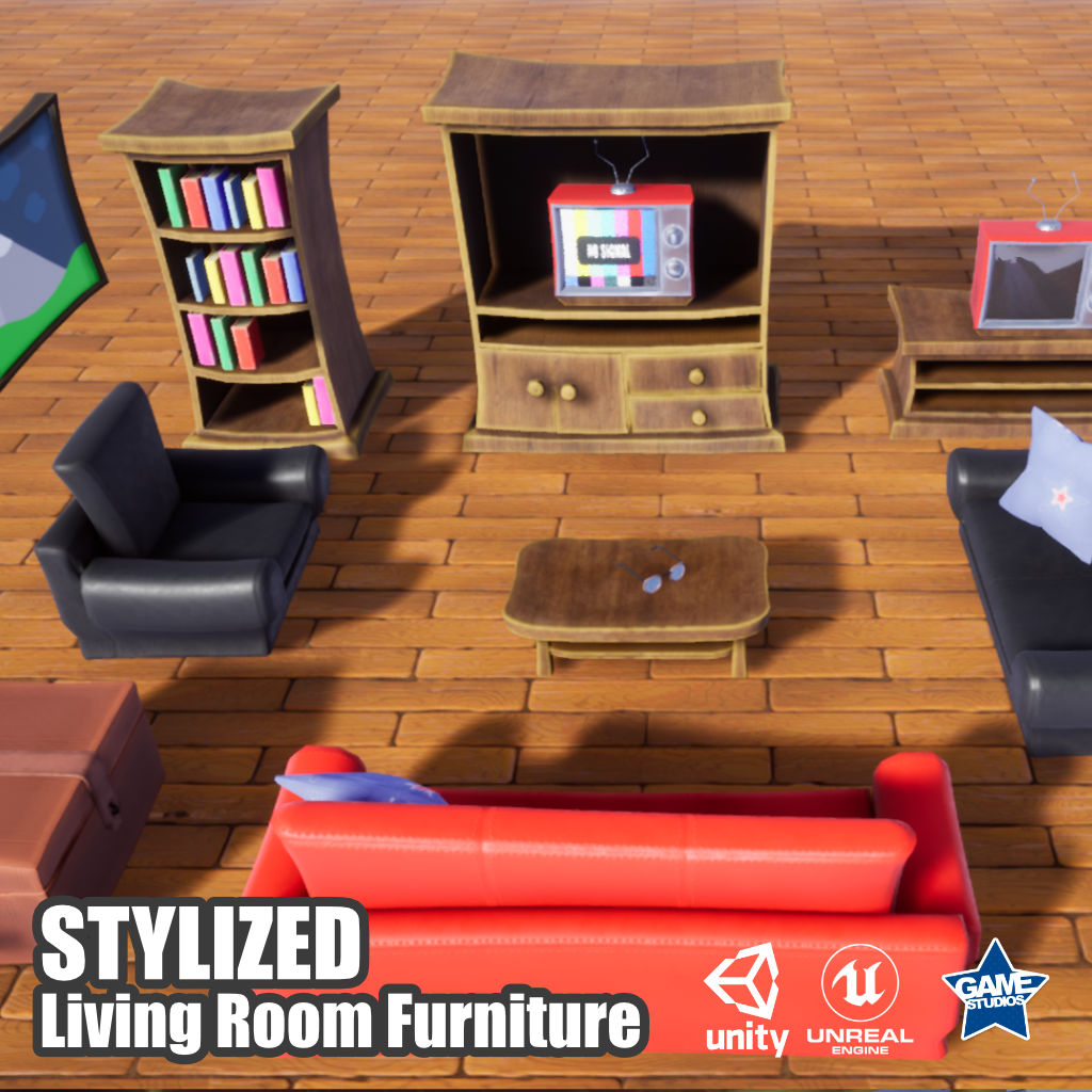 Stylized Living Room Pack for UE4